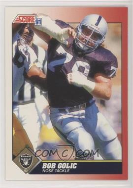 1991 Score - [Base] #129 - Bob Golic