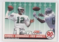 90+ Club - Randall Cunningham, Fred Barnett