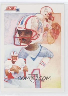 1991 Score - [Base] #330 - The Leader - Warren Moon