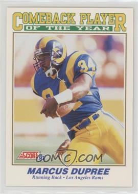 1991 Score - [Base] #618 - Award Winners - Marcus Dupree