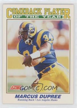 1991 Score - [Base] #618 - Award Winners - Marcus Dupree