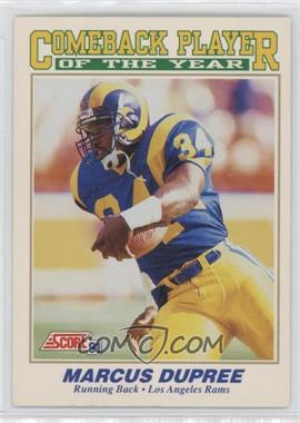 1991 Score - [Base] #618 - Award Winners - Marcus Dupree