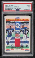 Award Winners - Emmitt Smith, Mark Carrier [PSA 7 NM]