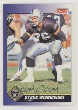 1991 Score - [Base] #76 - Steve Wisniewski