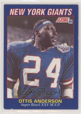 1991 Score - Factory Set Bonus New York Giants #B4 - Ottis Anderson