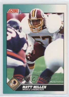 1991 Score Rookie & Traded - [Base] #2T - Matt Millen