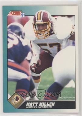 1991 Score Rookie & Traded - [Base] #2T - Matt Millen