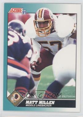 1991 Score Rookie & Traded - [Base] #2T - Matt Millen