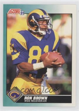 1991 Score Rookie & Traded - [Base] #30T - Ron J. Brown