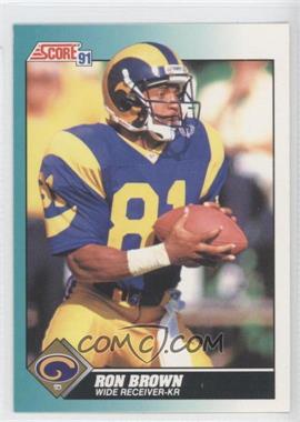 1991 Score Rookie & Traded - [Base] #30T - Ron J. Brown