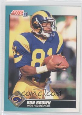 1991 Score Rookie & Traded - [Base] #30T - Ron J. Brown