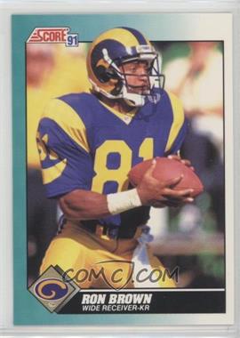 1991 Score Rookie & Traded - [Base] #30T - Ron J. Brown