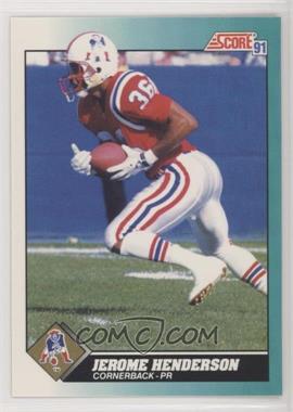 1991 Score Rookie & Traded - [Base] #59T - Jerome Henderson