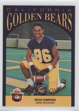 1991 Smokey Bear California Golden Bears - [Base] #_SEDA - Sean Dawkins