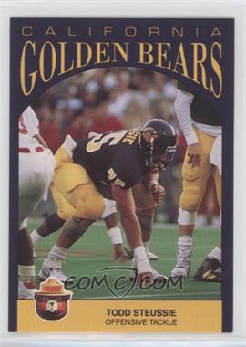 1991 Smokey Bear California Golden Bears - [Base] #_TOST - Todd Steussie