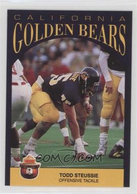 1991 Smokey Bear California Golden Bears - [Base] #_TOST - Todd Steussie