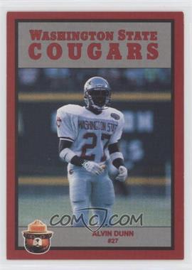 1991 Smokey Bear Washington State Cougars - [Base] #_ALDU - Alvin Dunn