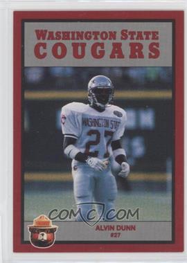 1991 Smokey Bear Washington State Cougars - [Base] #_ALDU - Alvin Dunn