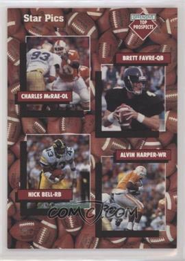 1991 Star Pics - [Base] #109 - Charles McRae, Nick Bell, Brett Favre, Alvin Harper