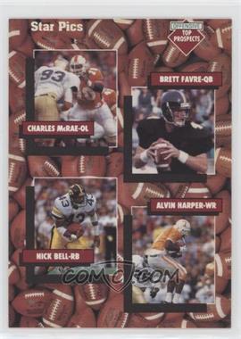 1991 Star Pics - [Base] #109 - Charles McRae, Nick Bell, Brett Favre, Alvin Harper