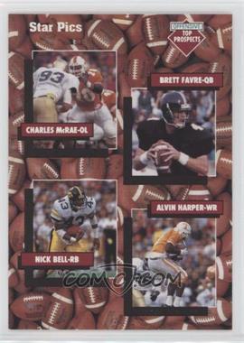 1991 Star Pics - [Base] #109 - Charles McRae, Nick Bell, Brett Favre, Alvin Harper