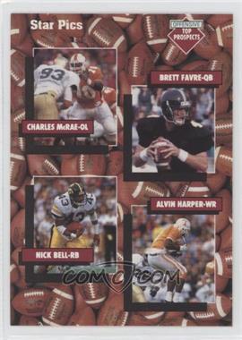 1991 Star Pics - [Base] #109 - Charles McRae, Nick Bell, Brett Favre, Alvin Harper