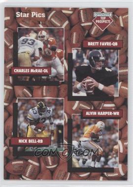 1991 Star Pics - [Base] #109 - Charles McRae, Nick Bell, Brett Favre, Alvin Harper