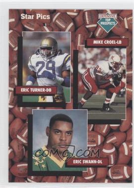 1991 Star Pics - [Base] #110 - Eric Turner, Mike Croel, Eric Swann