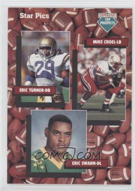 1991 Star Pics - [Base] #110 - Eric Turner, Mike Croel, Eric Swann