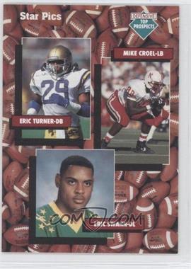 1991 Star Pics - [Base] #110 - Eric Turner, Mike Croel, Eric Swann