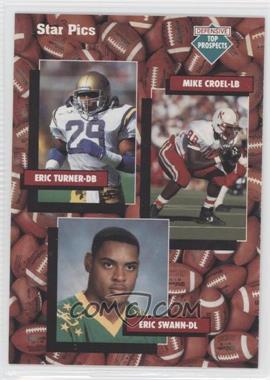 1991 Star Pics - [Base] #110 - Eric Turner, Mike Croel, Eric Swann