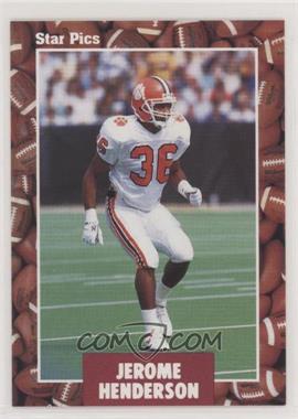 1991 Star Pics - [Base] #55 - Jerome Henderson