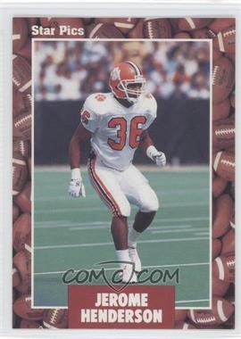 1991 Star Pics - [Base] #55 - Jerome Henderson