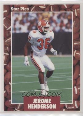 1991 Star Pics - [Base] #55 - Jerome Henderson