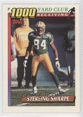 1991 Topps - 1000 Yard Club #10 - Sterling Sharpe