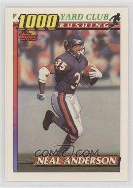 1991 Topps - 1000 Yard Club #12 - Neal Anderson