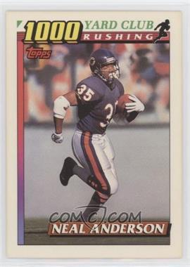 1991 Topps - 1000 Yard Club #12 - Neal Anderson