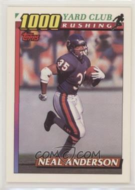 1991 Topps - 1000 Yard Club #12 - Neal Anderson