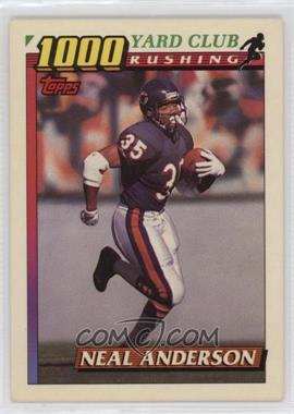 1991 Topps - 1000 Yard Club #12 - Neal Anderson