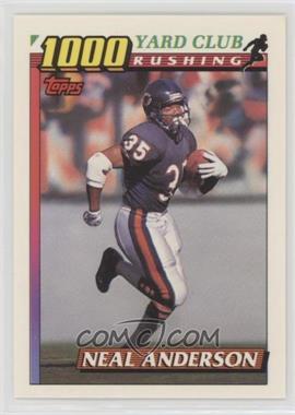 1991 Topps - 1000 Yard Club #12 - Neal Anderson