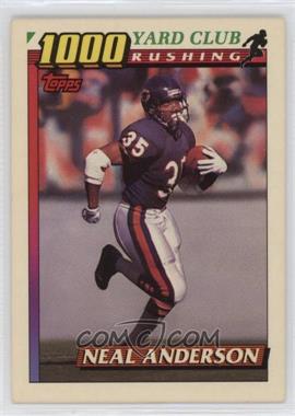 1991 Topps - 1000 Yard Club #12 - Neal Anderson