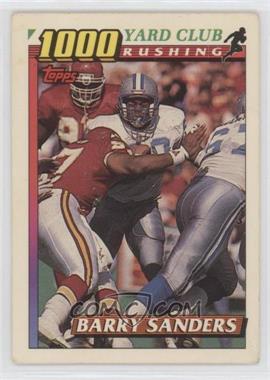 1991 Topps - 1000 Yard Club #2 - Barry Sanders