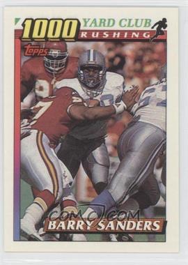 1991 Topps - 1000 Yard Club #2 - Barry Sanders