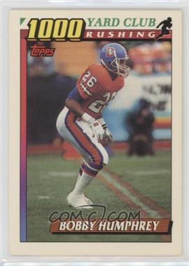 1991 Topps - 1000 Yard Club #8 - Bobby Humphrey