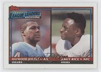 Haywood Jeffires, Jerry Rice