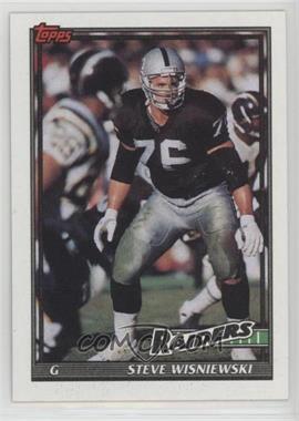 1991 Topps - [Base] #105 - Steve Wisniewski