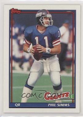 1991 Topps - [Base] #32 - Phil Simms [EX to NM]