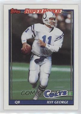 1991 Topps - [Base] #349 - Jeff George