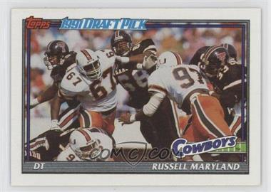 1991 Topps - [Base] #353 - Russell Maryland