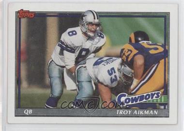 1991 Topps - [Base] #371 - Troy Aikman